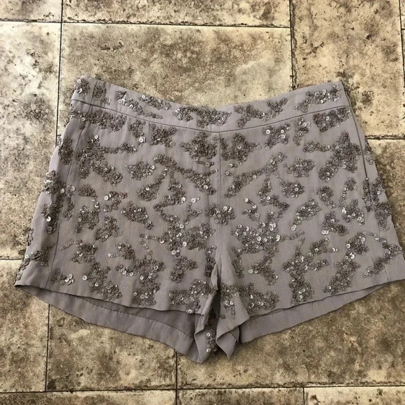 Women's Sequin French Connection Shorts - Sz. 6 - Picture 1 of 4